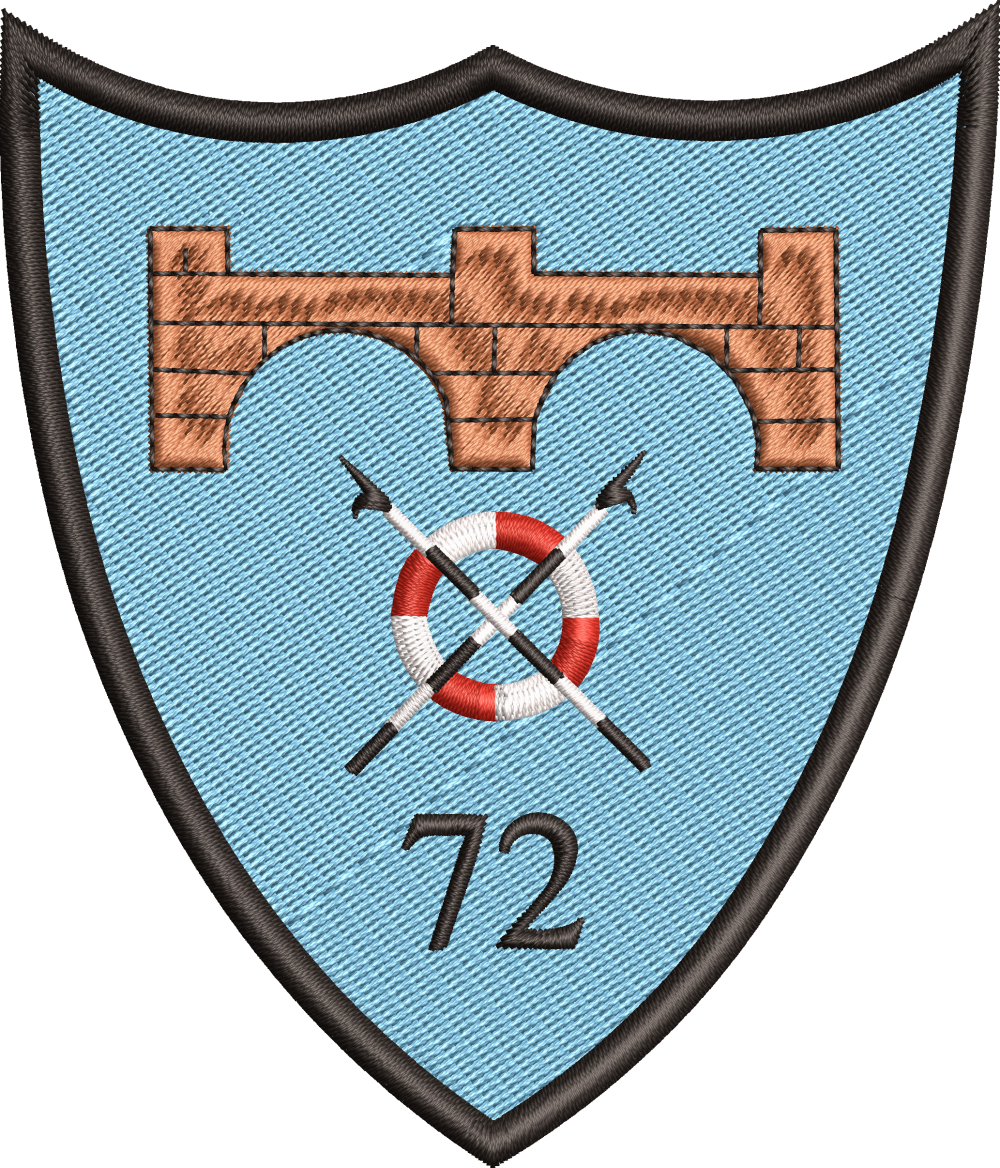 EMBLEMA Batalionul 72 geniu ,,GENERAL CONSTANTIN SAVU "